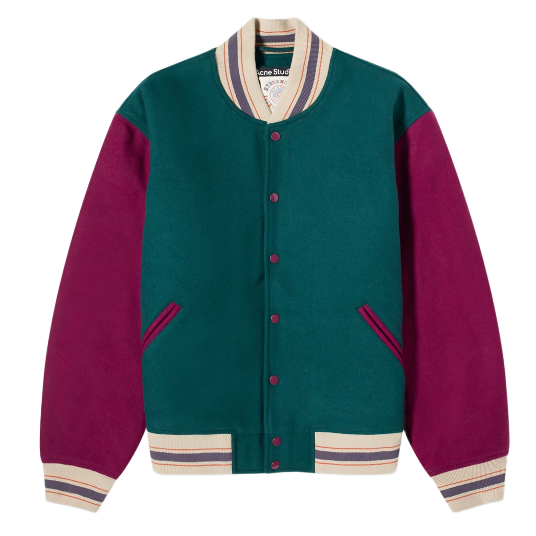 Acne Studios 'Wool' Bomber Varsity Jacket