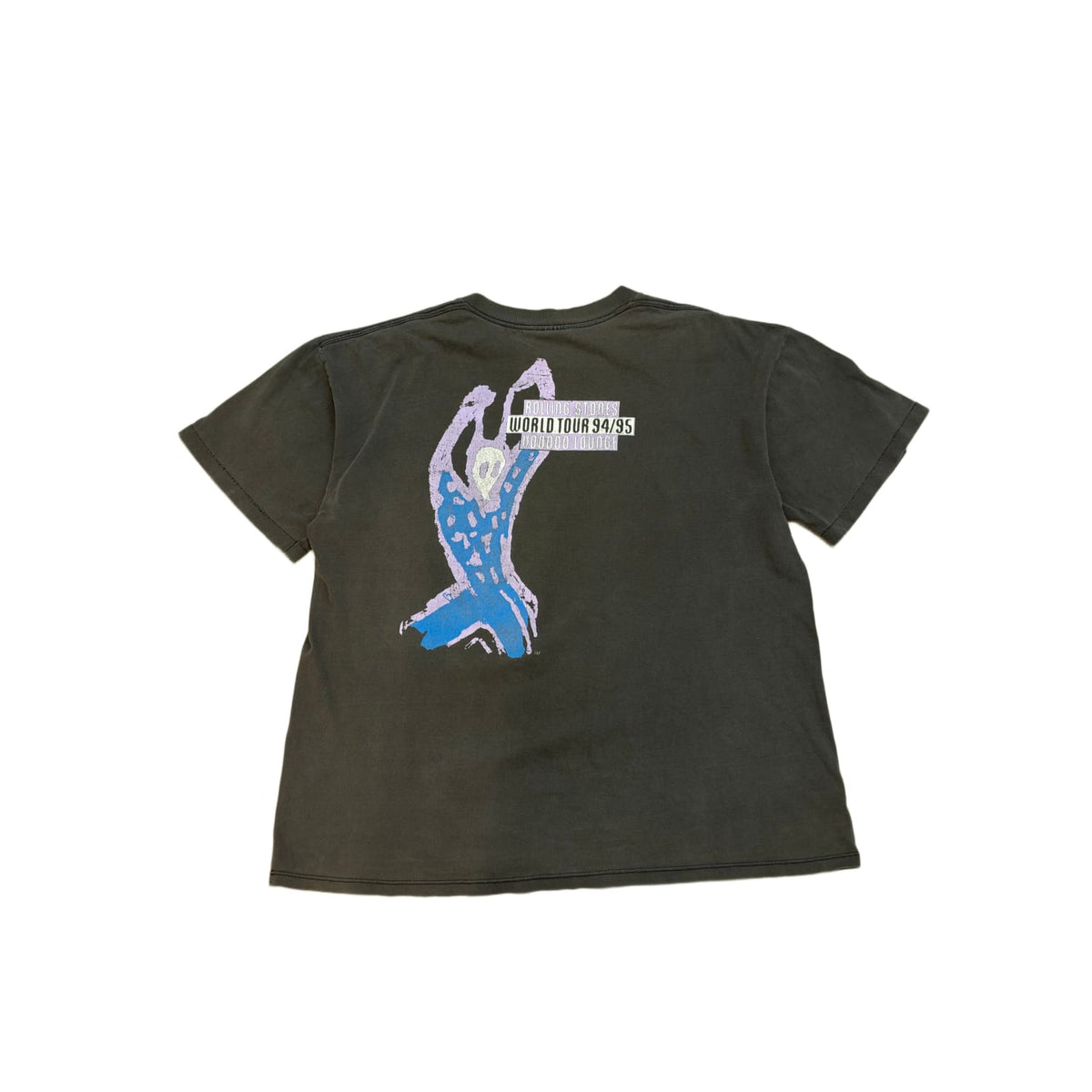Rolling Stones 'World Tour 94/95' Vintage Black Tee