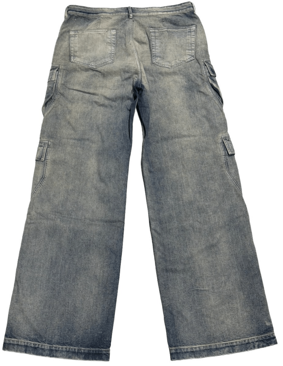 Rick Owens DRKSHDW 'Mineral Pearl' Double Cargo Jeans