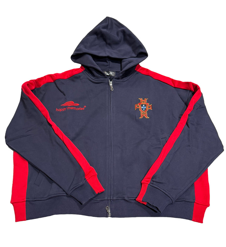 Happy Memories Don't Die HMDD 'Red 10 Lisbon' Zip Up