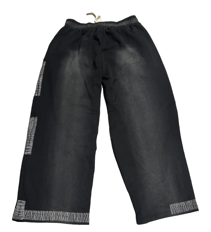 Earthling VIP 'Black' Stitch Sweatpants