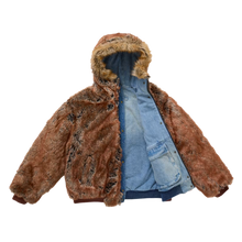 Supreme 'Faux Fur' Reversible Denim Work Jacket