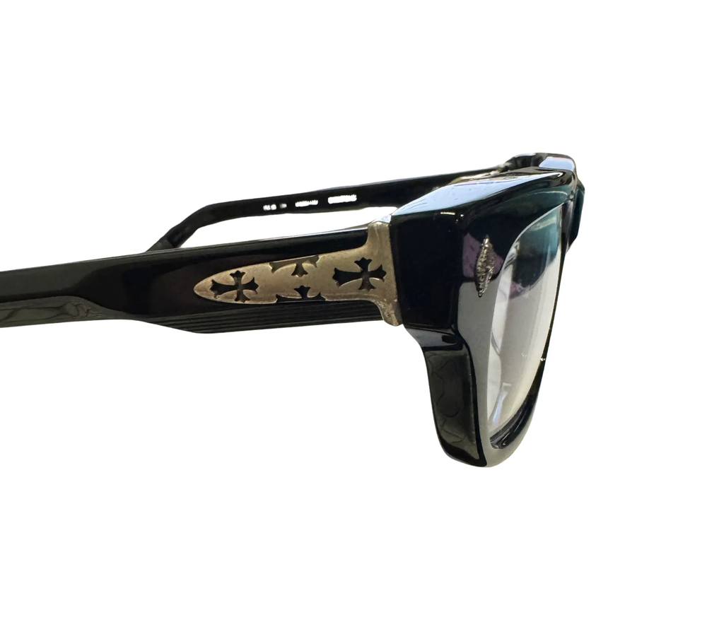 Chrome Hearts 'Crypdic' Black Glasses