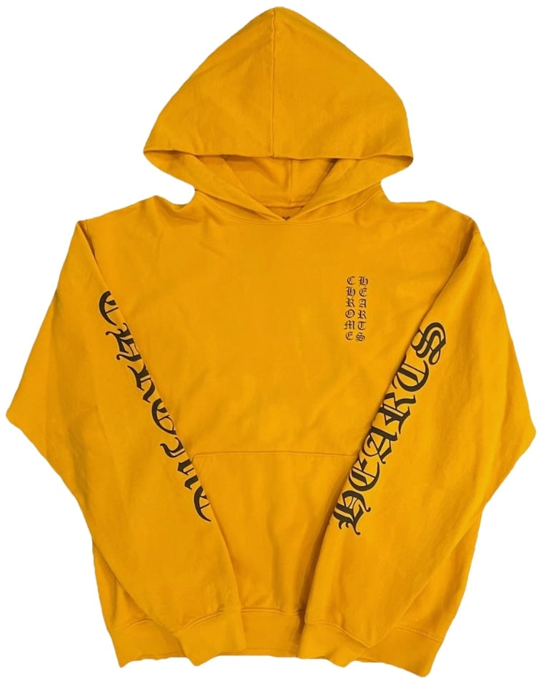 Chrome Hearts 'Yellow & Black' Vertical Logo Hoodie
