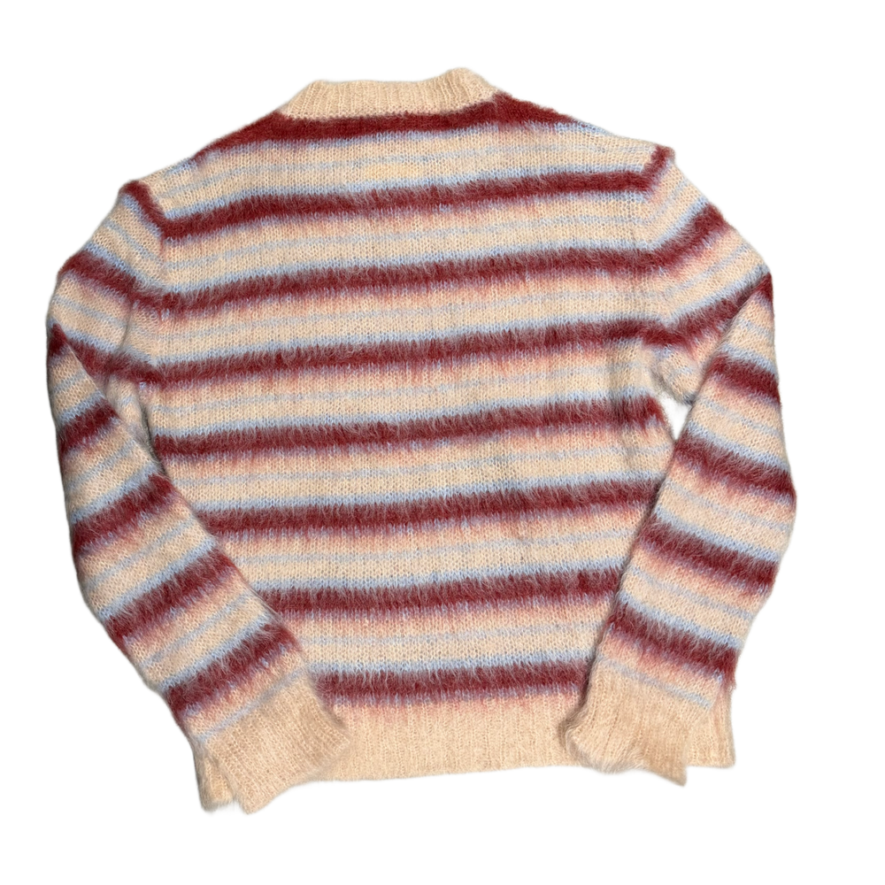 Marni 'Neutral Tan' Mohair Stripe Sweater