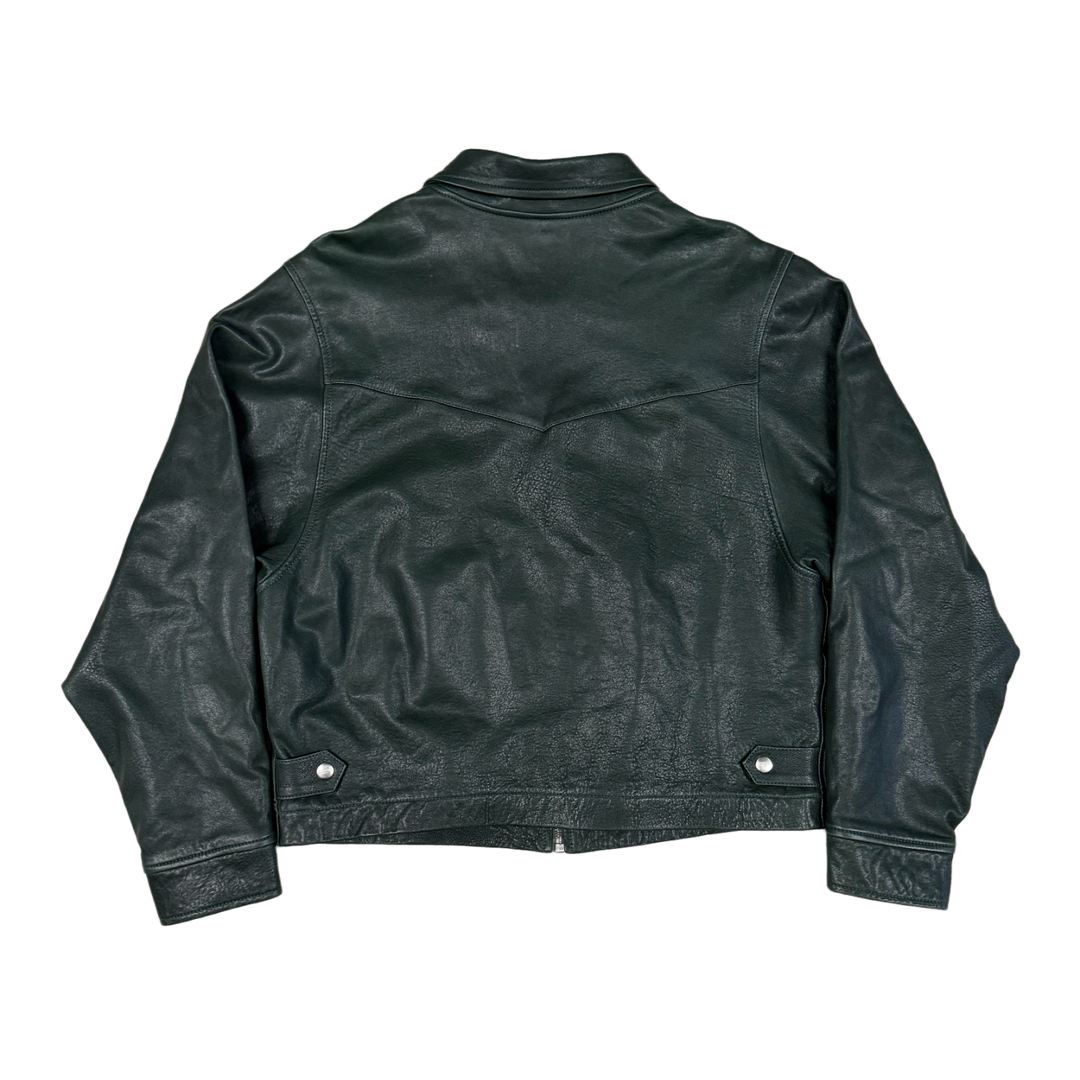 Enfants Riches Déprimés 'Green' Leather Jacket