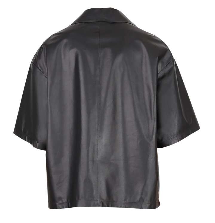 Prada 'Black' Leather Shirt