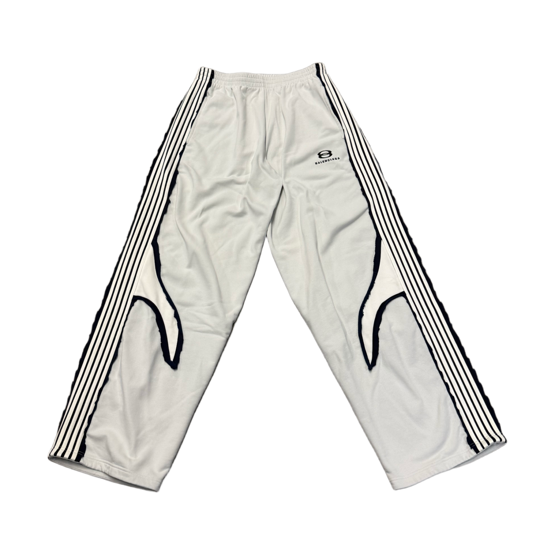 Balenciaga 'Blue' Oversized Cutup Unity Sports Icon Sweatpants