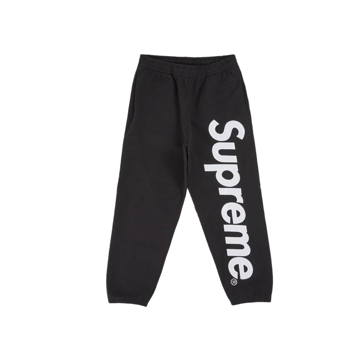 Supreme Satin Applique Sweatpant (SS26) Black