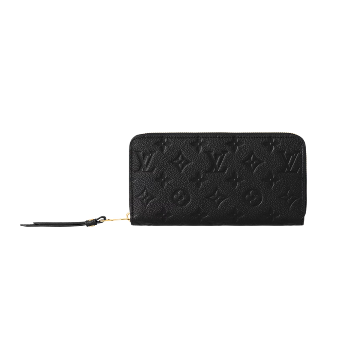 Louis Vuitton 'Black' Monogram Empreinte Leather Zipper Wallet