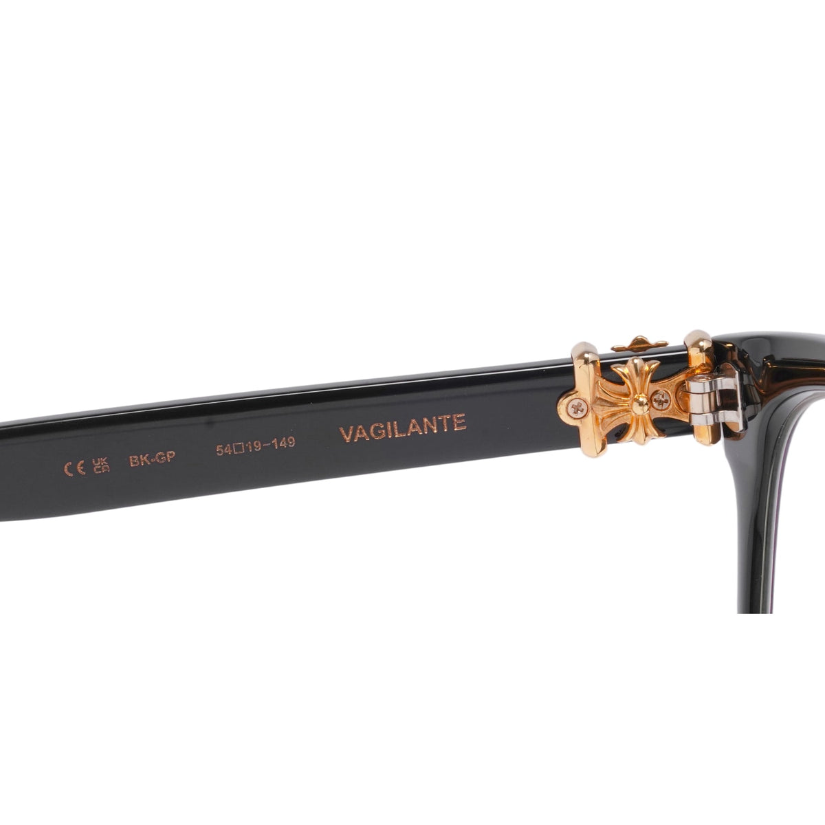 Chrome Hearts 'Vagilante' 22k Pink Sapphire Diamond Glasses