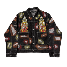 Who Decides War 'All Over' Black Denim Jacket