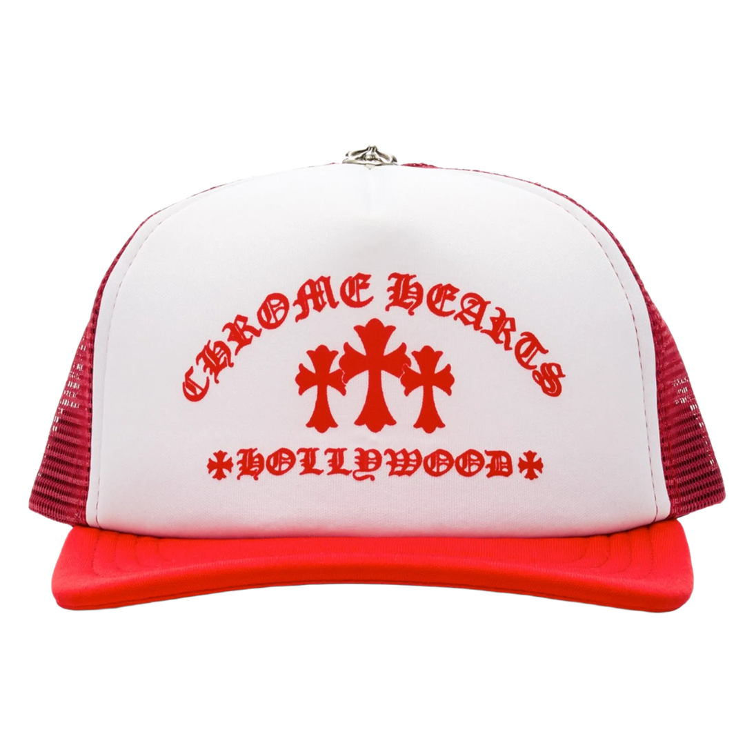 Chrome Hearts 'King Taco' Red Trucker Hat