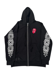 Chrome Hearts 'Red' Rolling Stones Zip Up Hoodie