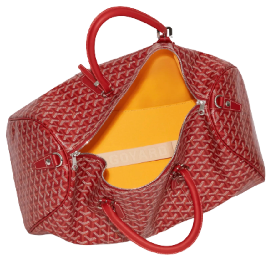 Goyard 'Boston 50' Red Duffle Bag