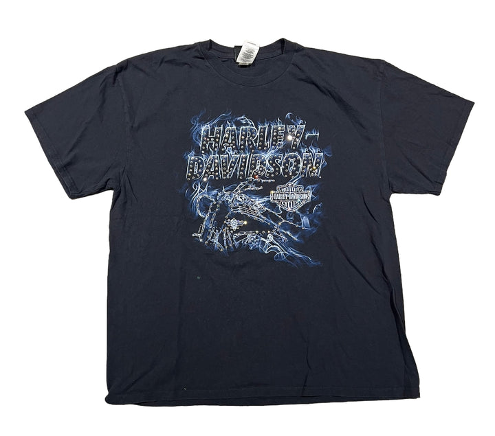 Harley Davidson 'Triadelphia' Rhinestone Vintage Tee