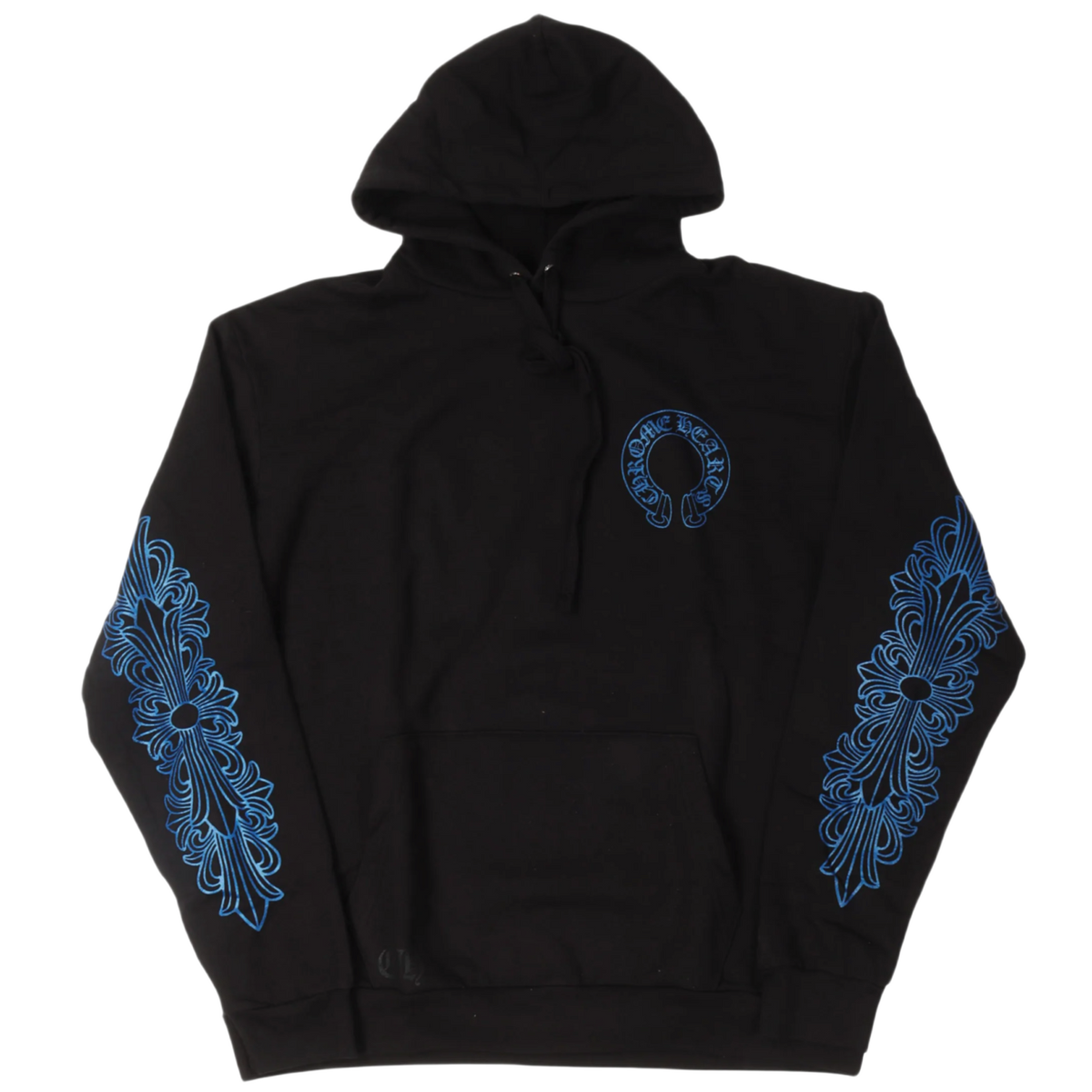Chrome Hearts 'Black' Friends & Family Blue Glitter Hoodie