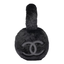 Chanel 'Black/Ecru' Cashmere CC Earmuffs