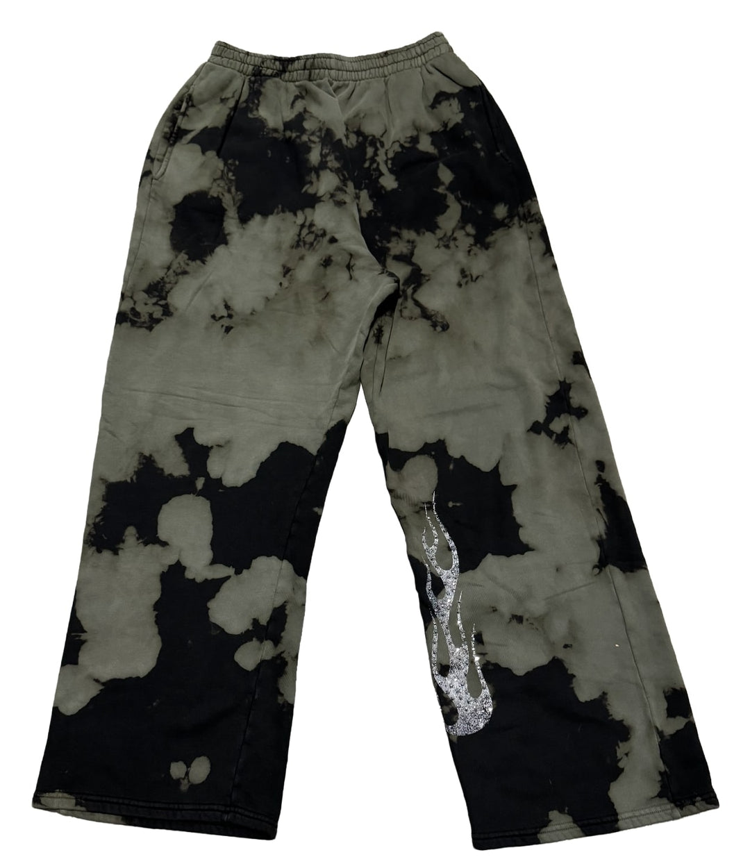 Bossi Bleached Rhinestone Sweatpants