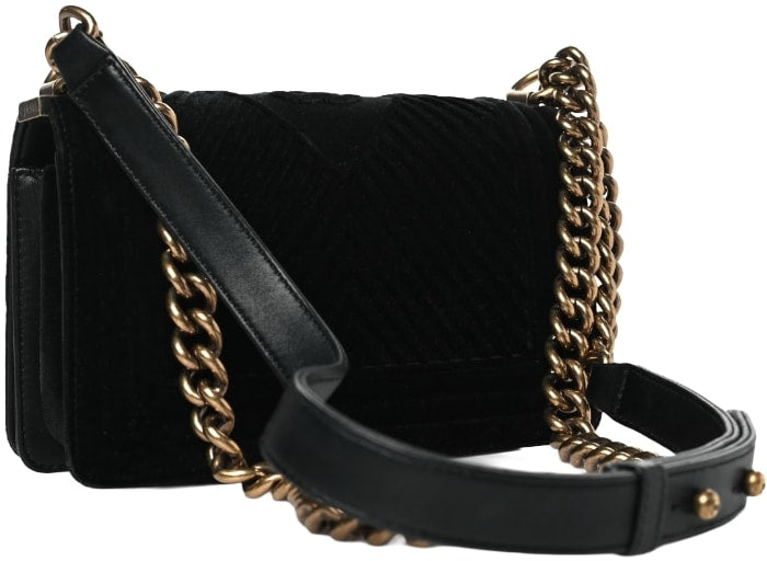 Chanel 'Velvet' Black Boy Flap