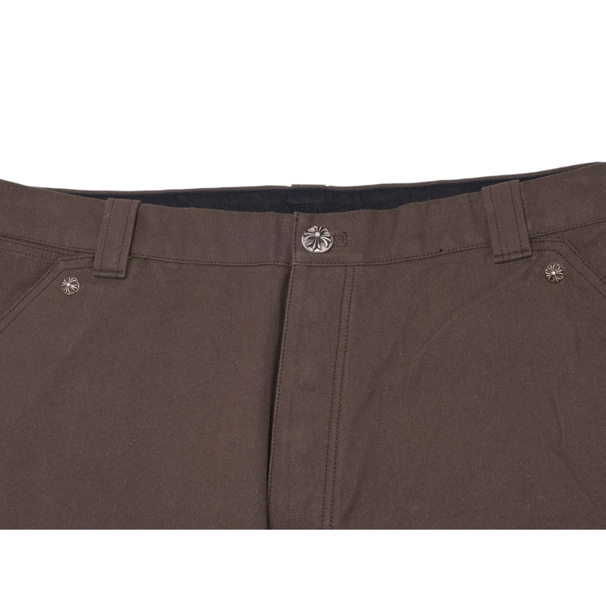 Chrome Hearts 'Double Knee 12 Patch' Brown Carpenter Shorts