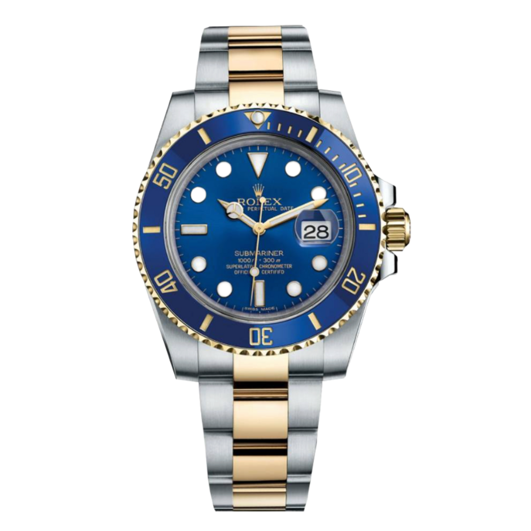 Rolex Submariner Date Watch 116613LB 'Bluesy' Stainless Steel Yellow Gold Blue Dial 2019