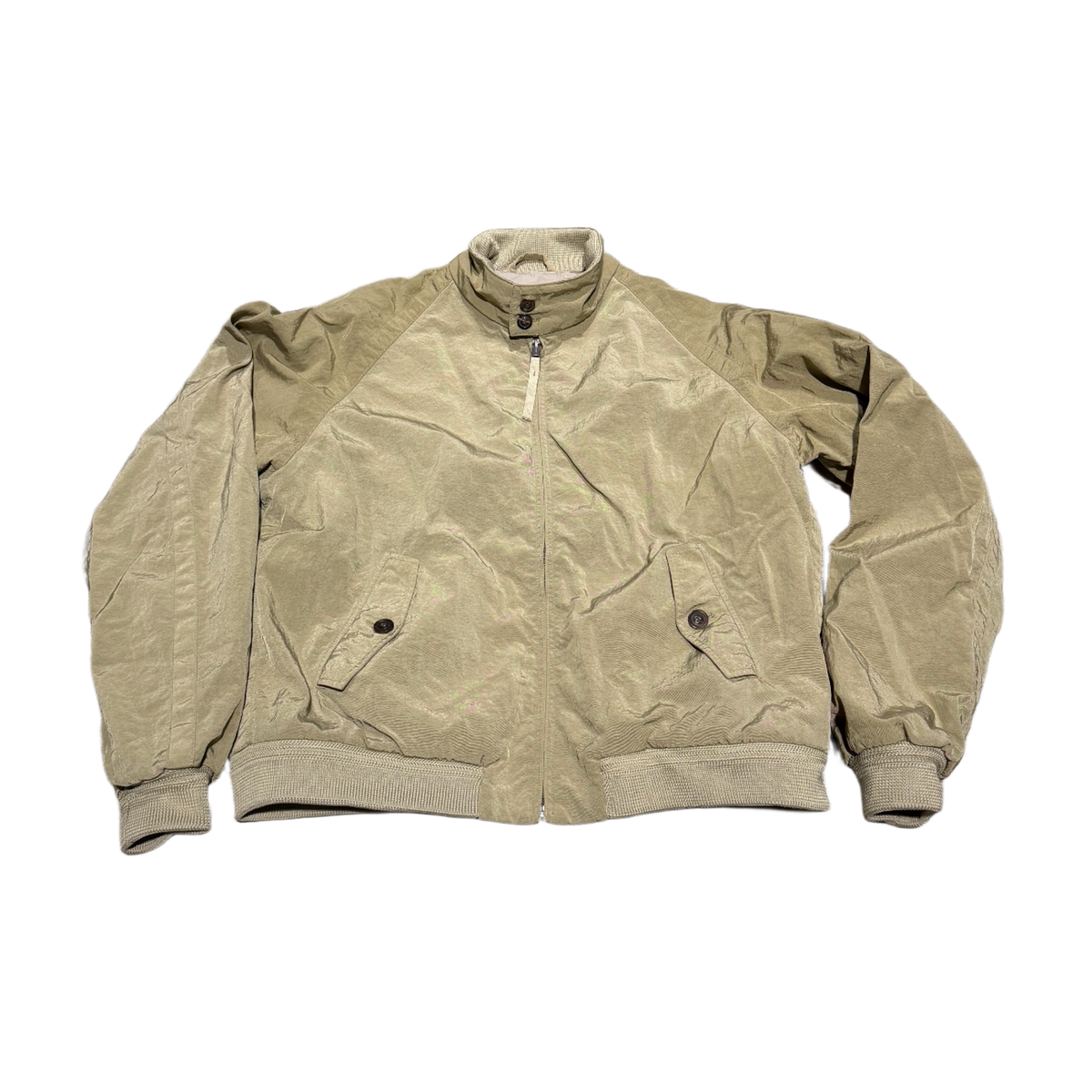 Maison Margiela 'Beige Nylon' Bomber  Jacket