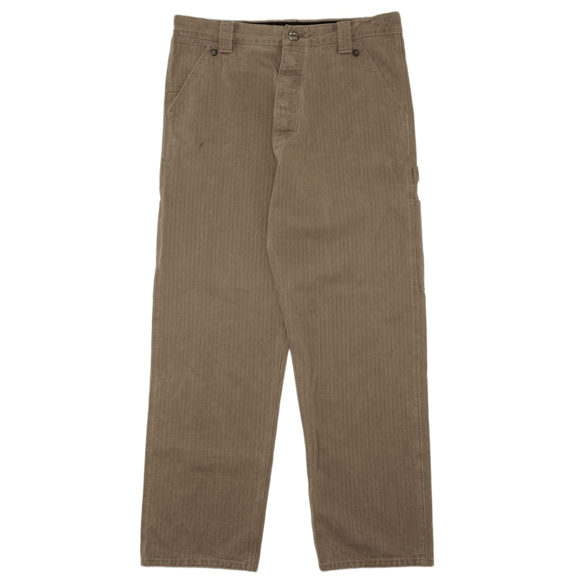 Chrome Hearts 'Tan' Herringbone Carpenter Pants
