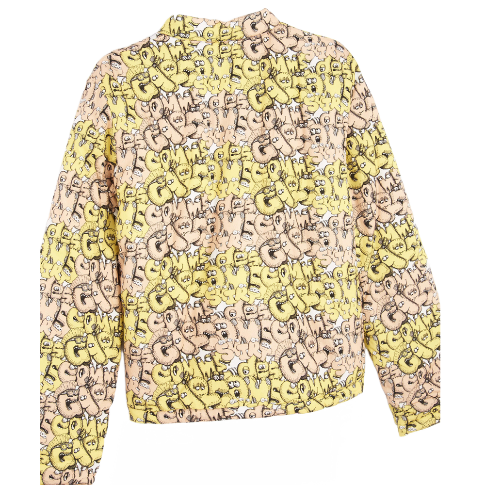 Comme Des Garçons x KAWS 'Woven Print' Padded Shirt Jacket