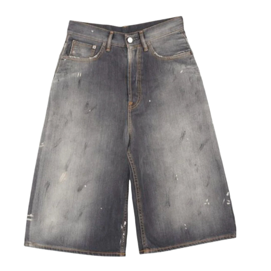 Acne Studios 'Bermuda' Wide Leg Denim Shorts