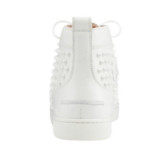 Christian Louboutin 'White' Louis Flat Calf Spikes Sneaker