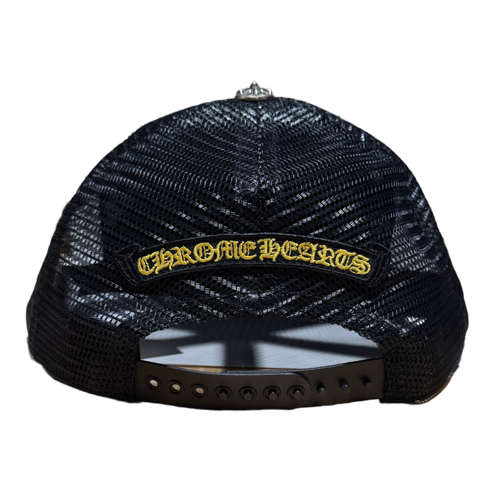 Chrome Hearts Plus Cross Seal Stamp Camo Trucker Hat