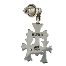 Chrome Hearts 'Silver' Triple Cross Earrings Set