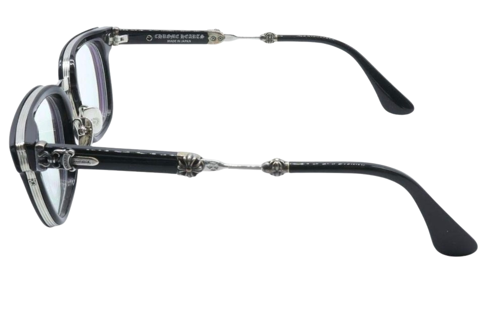 Chrome Hearts 'Duck Butter' Black/Silver Glasses