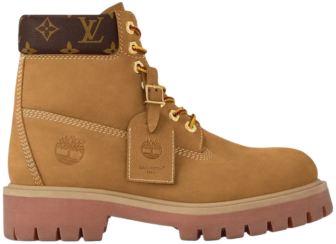 Louis Vuitton x Timberland 'Monogram' Wheat Boots