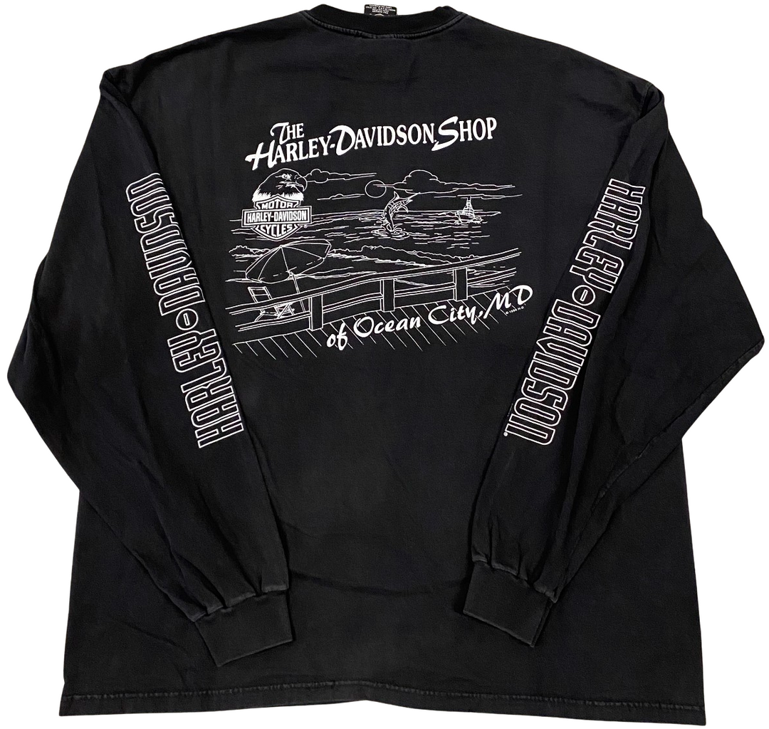 Harley Davidson 'Ocean City, MD' Vintage Longsleeve