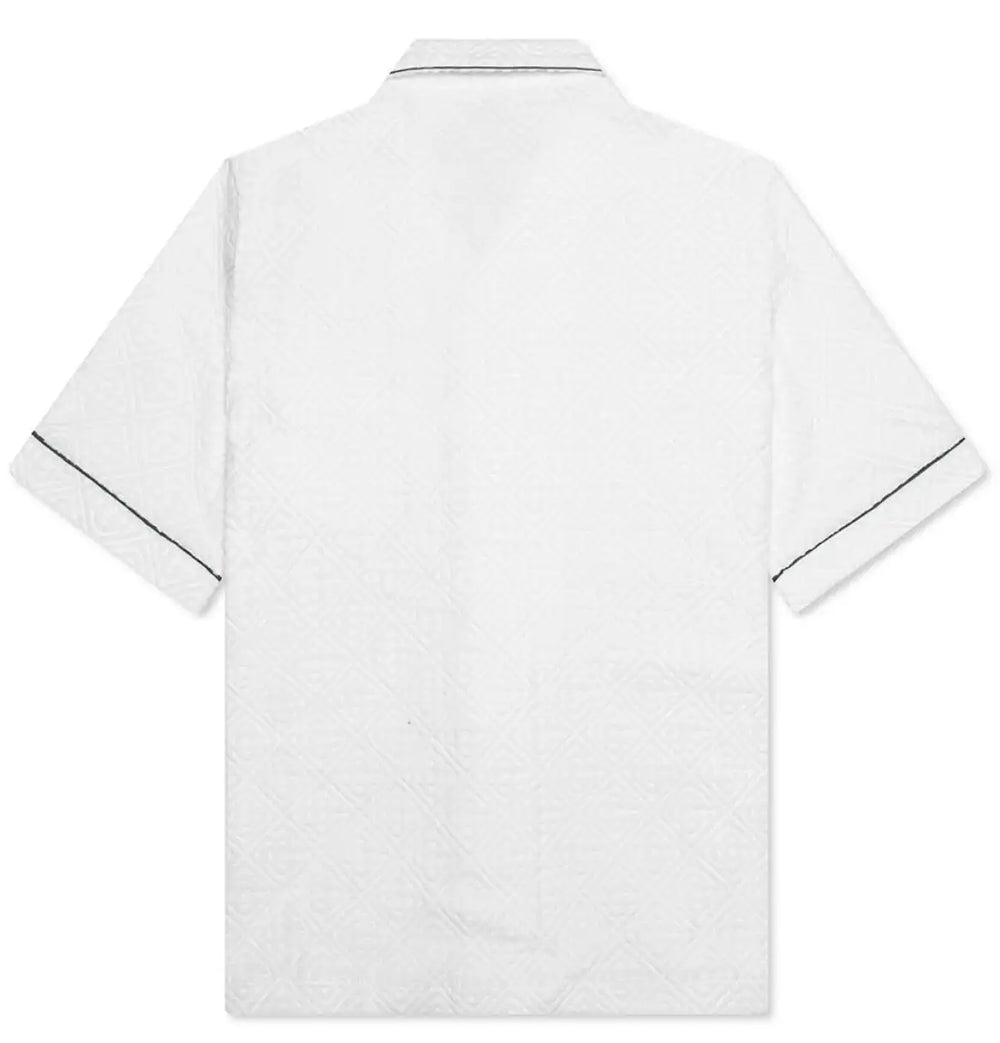 Casablanca 'Open Collar' Towelling Shirt