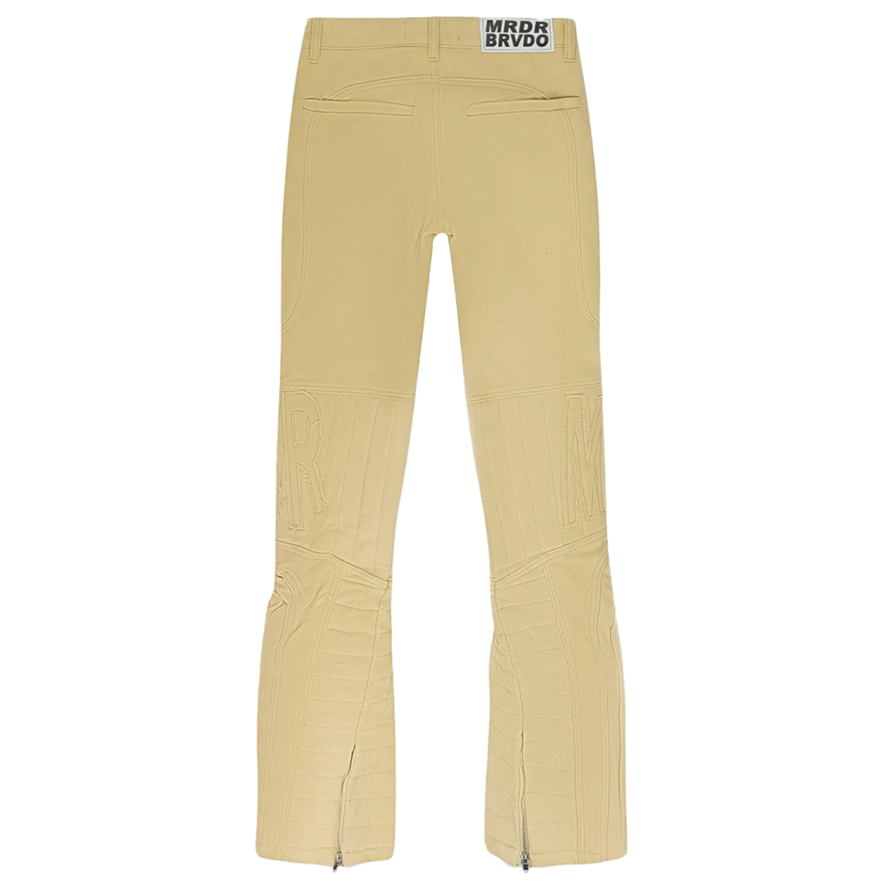 Who Decides War 'Brown Embroidered MRDR & Stained Glass Appliqué' Jeans