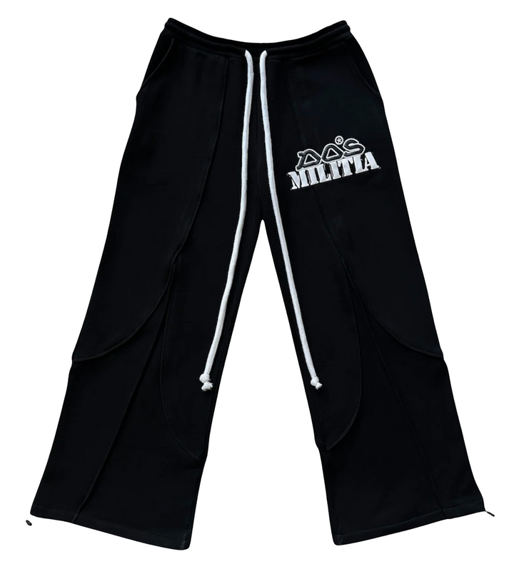 DOS 'Militia Webbed' Black Sweats