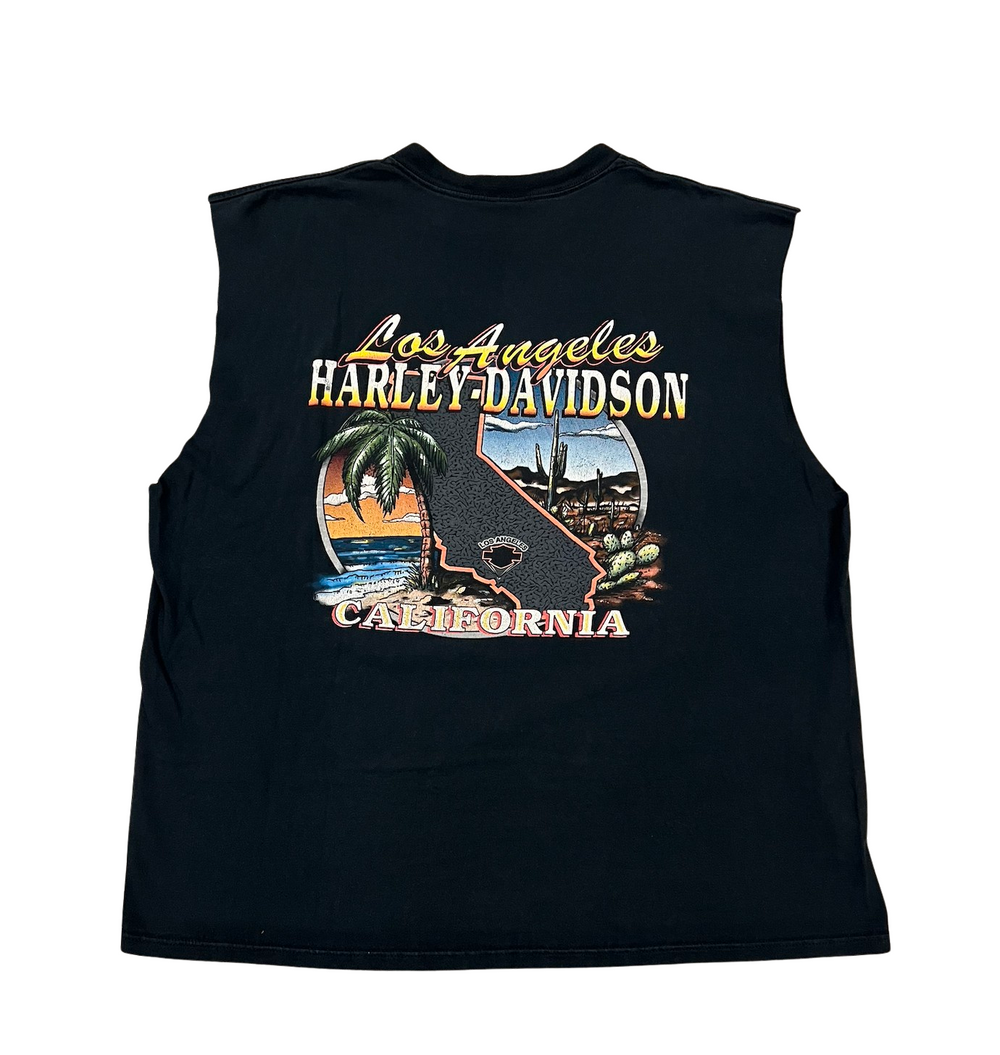 Harley Davidson 'Los Angeles, CA' Vintage Cutoff