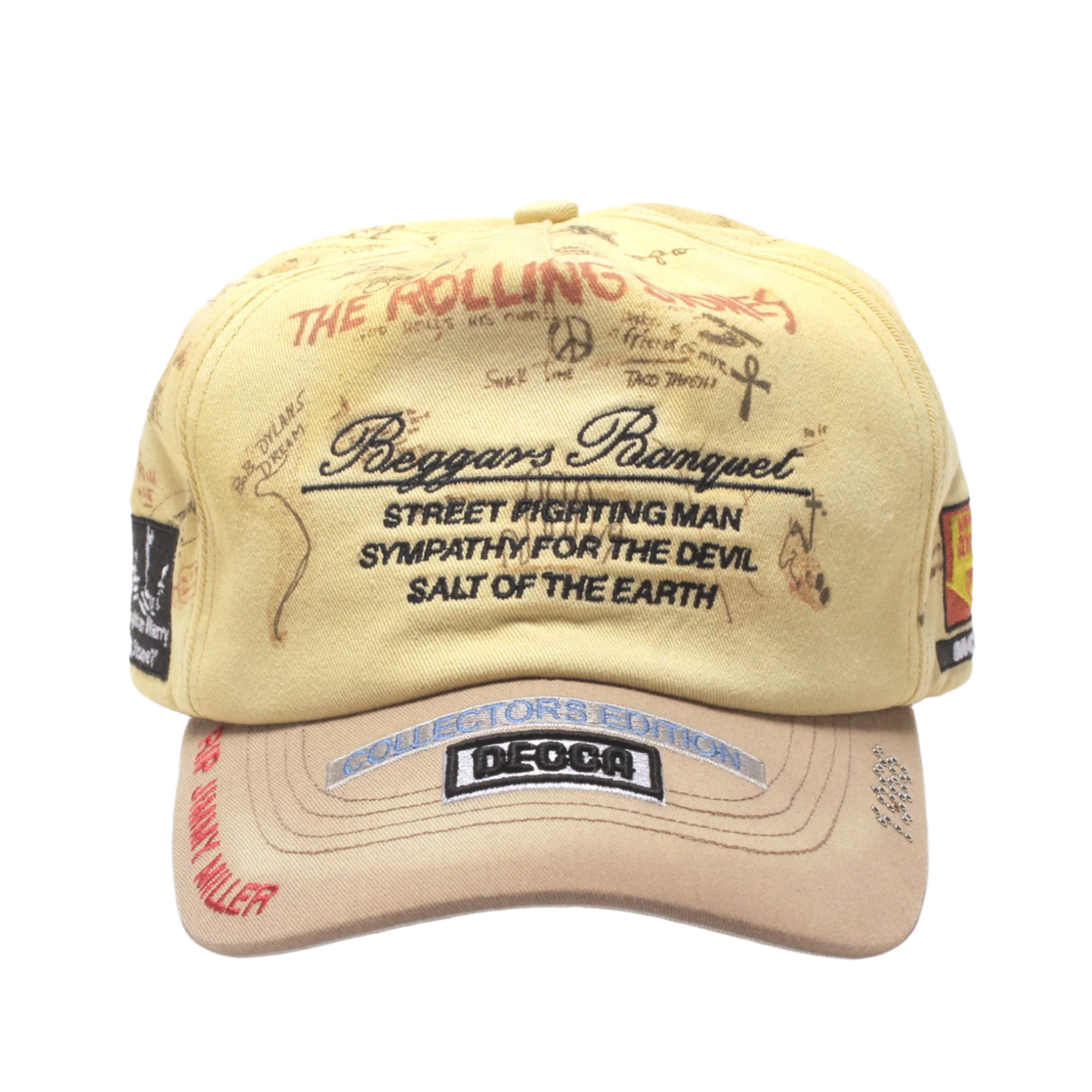 Paly Hollywood 'Yellow' Rolling Stones Beggars Banquet Snapback Hat