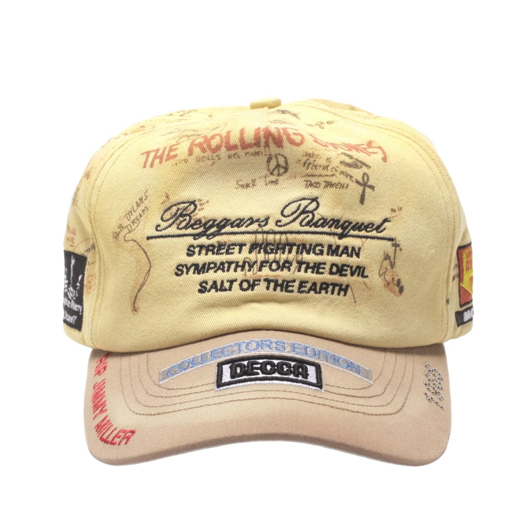 Paly Hollywood 'Yellow' Rolling Stones Beggars Banquet Snapback Hat