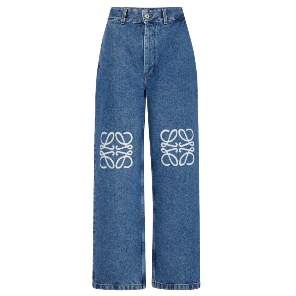 Loewe 'Blue Denim' Anagram Baggy Jeans