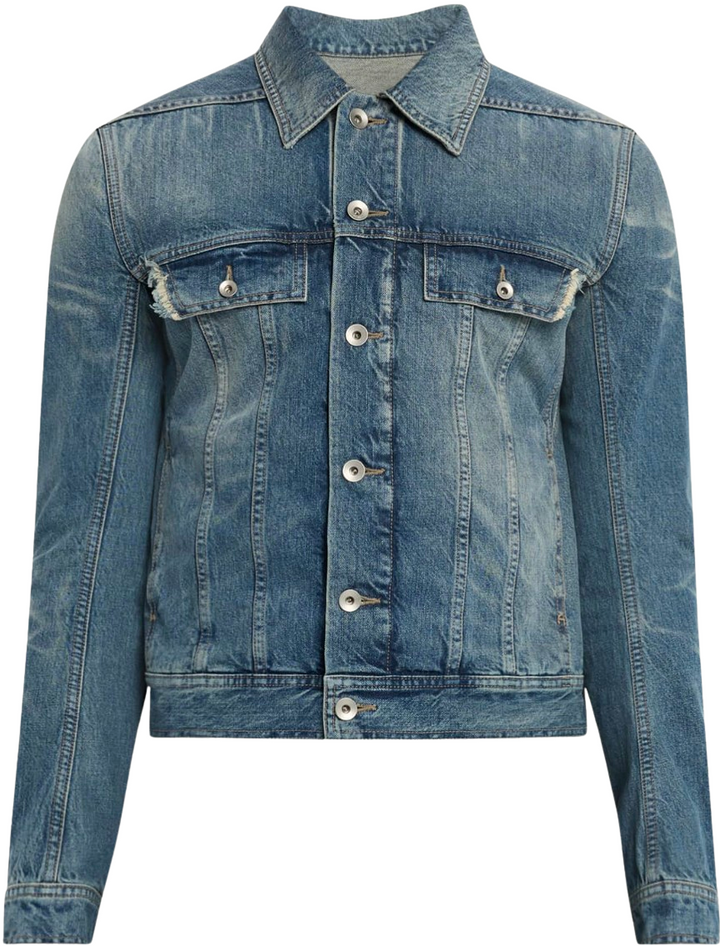 Rick Owens DRKSHDW 'Washed Indigo' Trucker