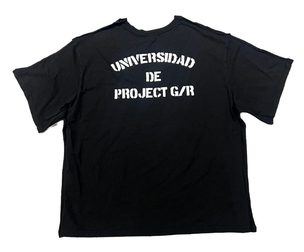Project G/R 'University Outseam' Black Tee