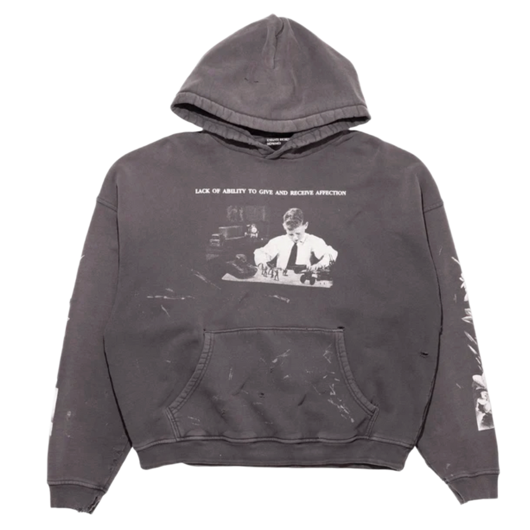 Enfants Riches Déprimés 'Black' Head Against Bars Hoodie