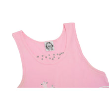 Chrome Hearts Vintage Women's 'Pink' Studded Cross T Bar FUCK YOU Tank Top