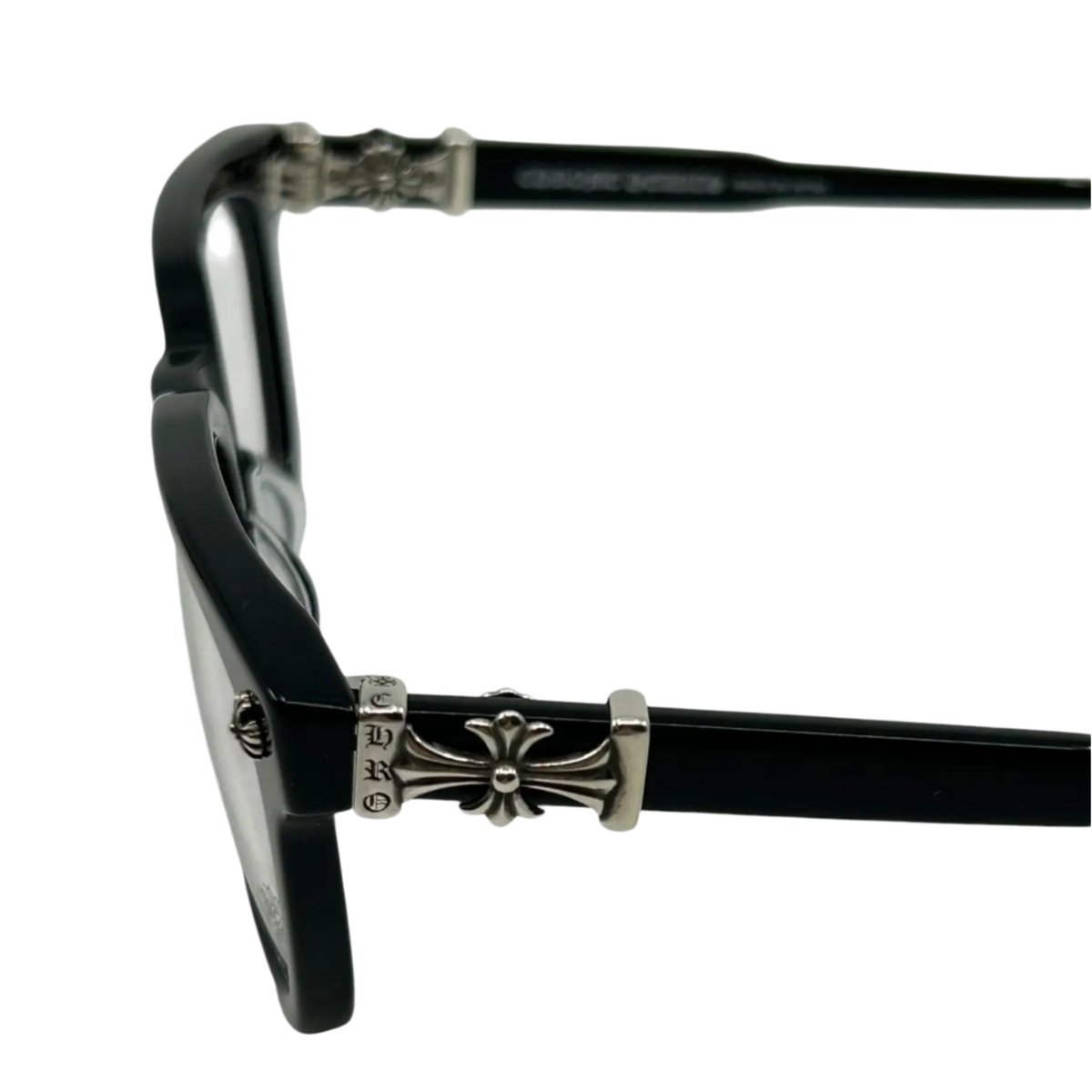 Chrome Hearts 'Black & Silver Frame' Cox Ucker Glasses