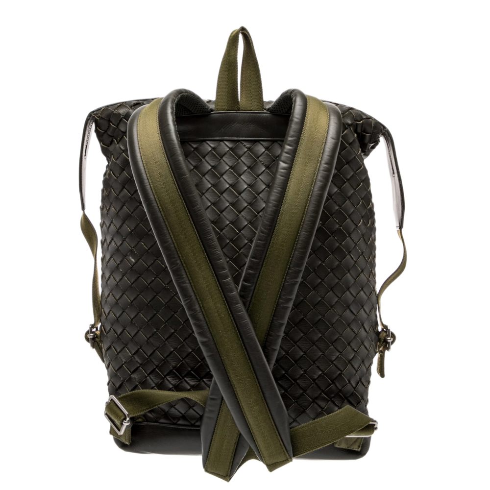 Bottega Veneta 'Olive' Intrecciato Backpack