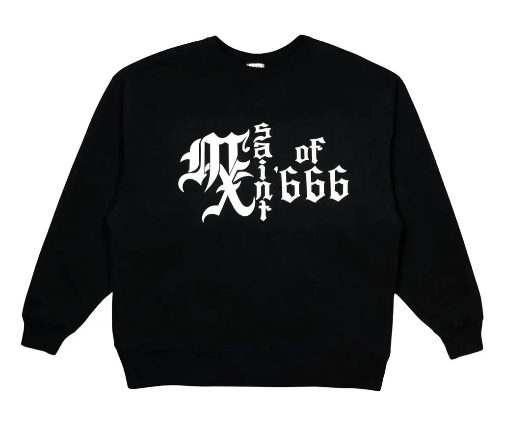 Saint Michael 'MX666' Black Sweatshirt